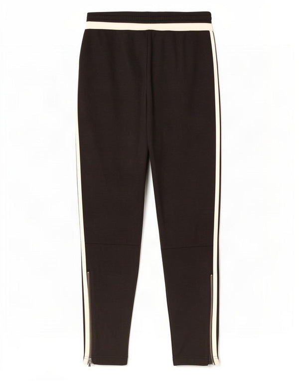 Adidas Mens Climalite Tracksuit Trousers Medium Black Colourblock Polyester