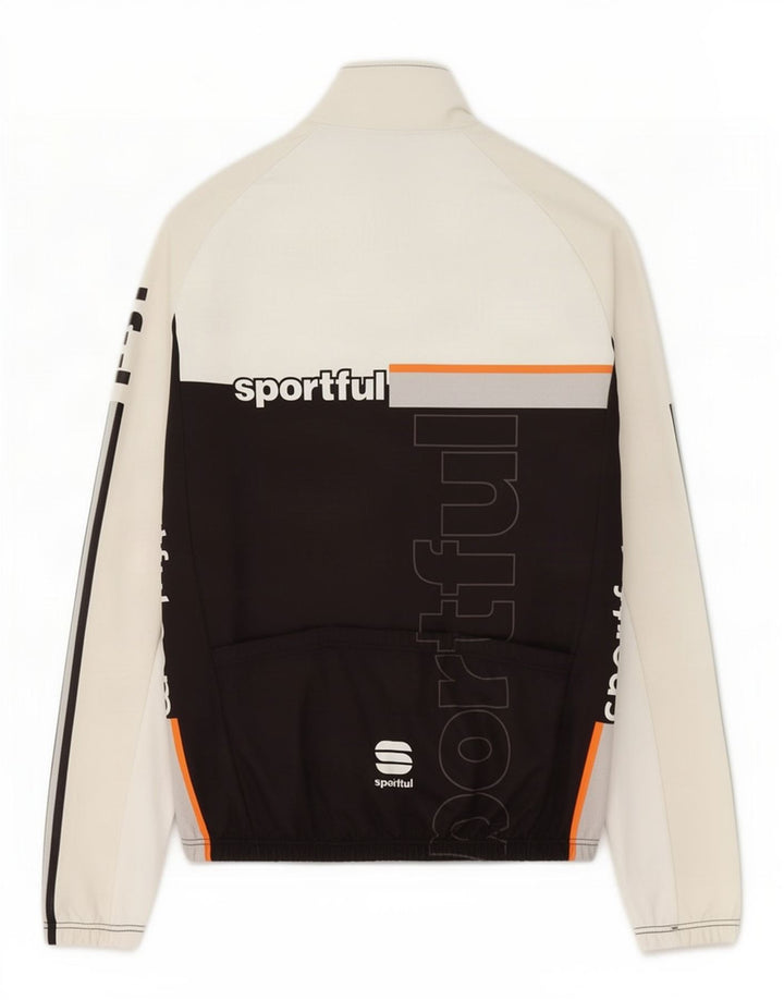 Sportful Mens Graphic Tracksuit Top Jacket XL White Colourblock Polyester