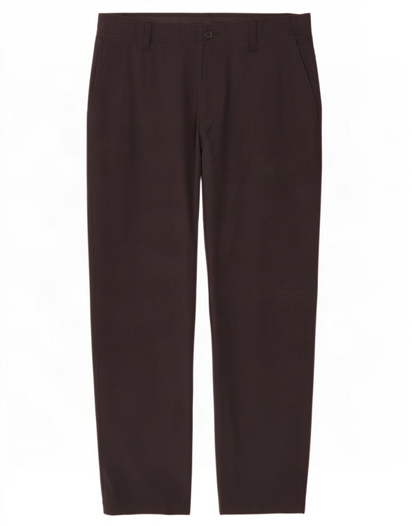 Under Armour Mens Slim Chino Trousers W36 L32 Black Polyester