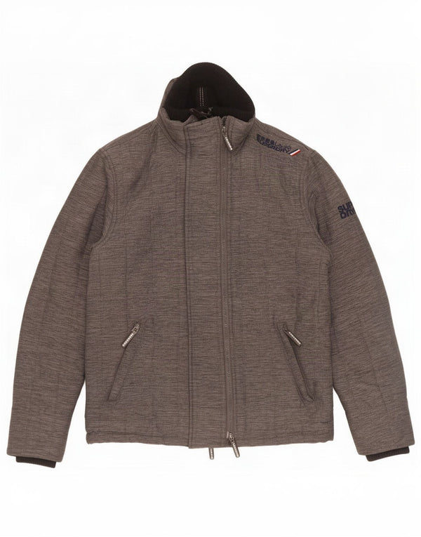 Superdry Mens The Windcheater Windbreaker Jacket UK 38 Medium Grey Flecked