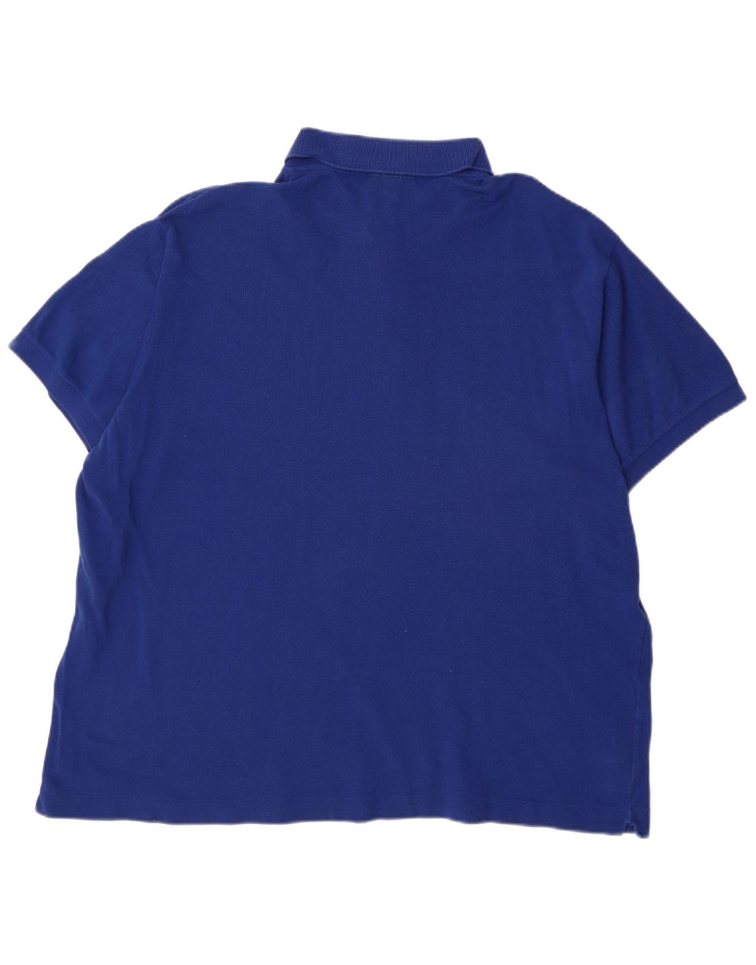 LACOSTE Mens Classic Fit Polo Shirt Size 8 3XL Blue Cotton