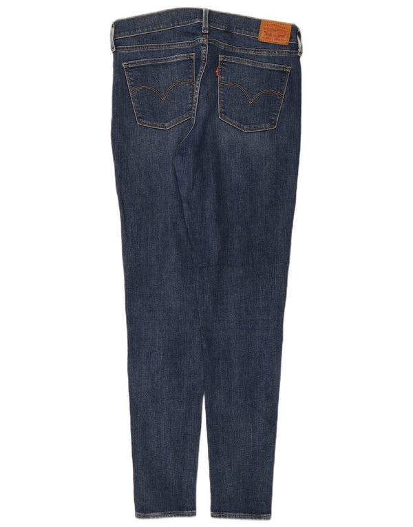 Levi's Womens 710 Super Skinny Jeans W30 L30 Blue Cotton