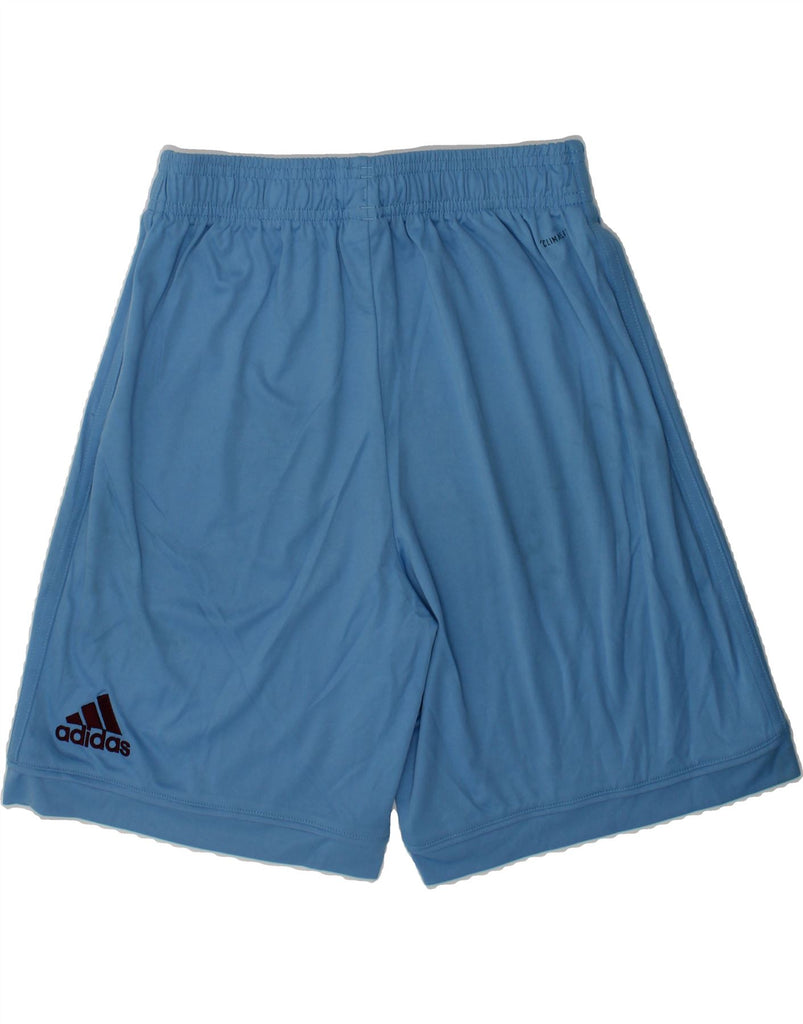 ADIDAS Boys Sport Shorts 13-14 Years Blue Polyester | Vintage Adidas | Thrift | Second-Hand Adidas | Used Clothing | Messina Hembry 