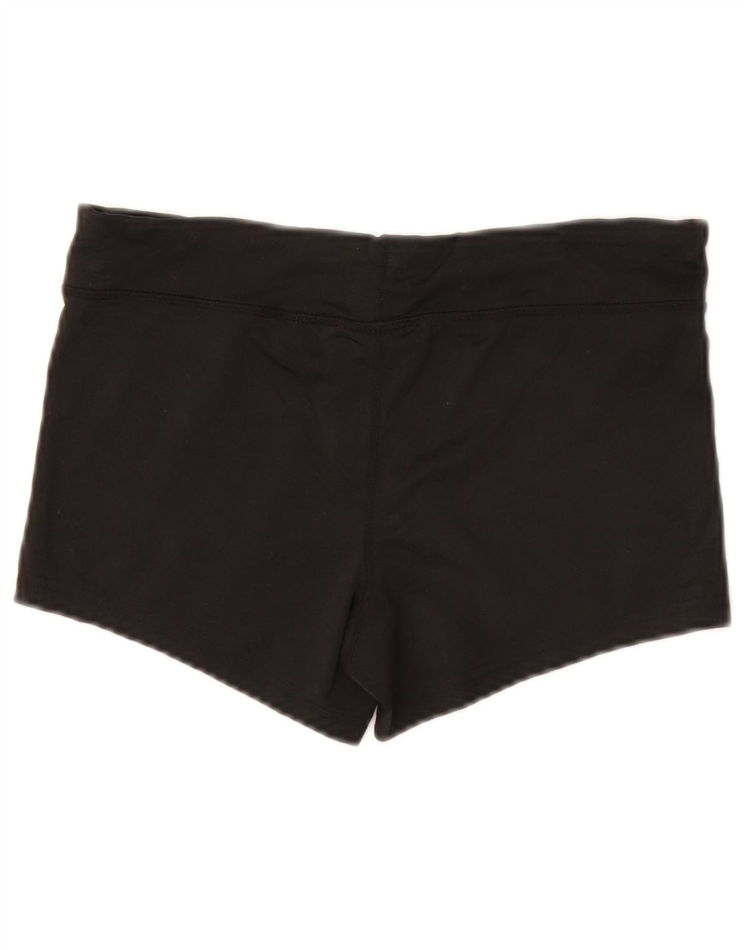 NIKE Womens Dri Fit Sport Shorts UK 10 Small  Black Polyester