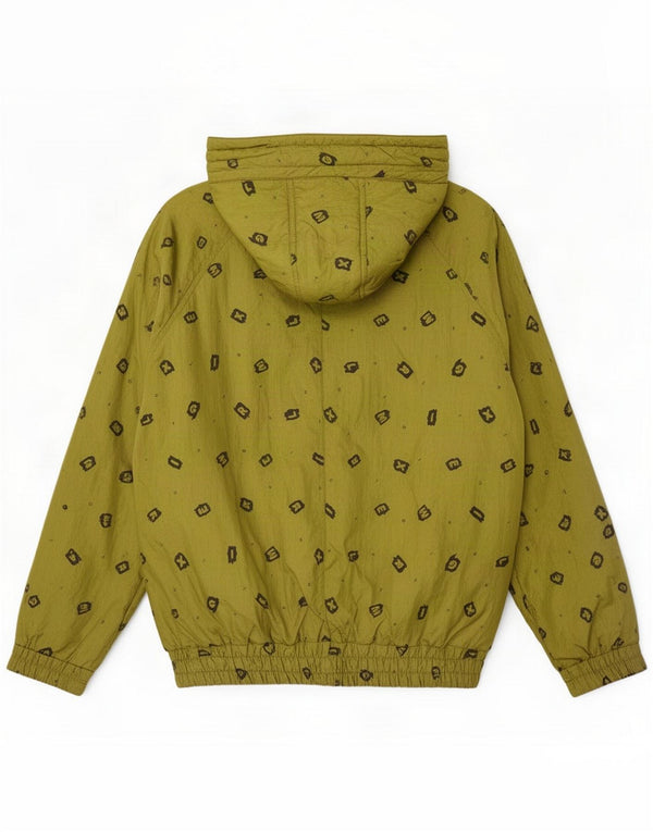 Mexx Womens Hooded Windbreaker Jacket UK 18 XL Green Nylon
