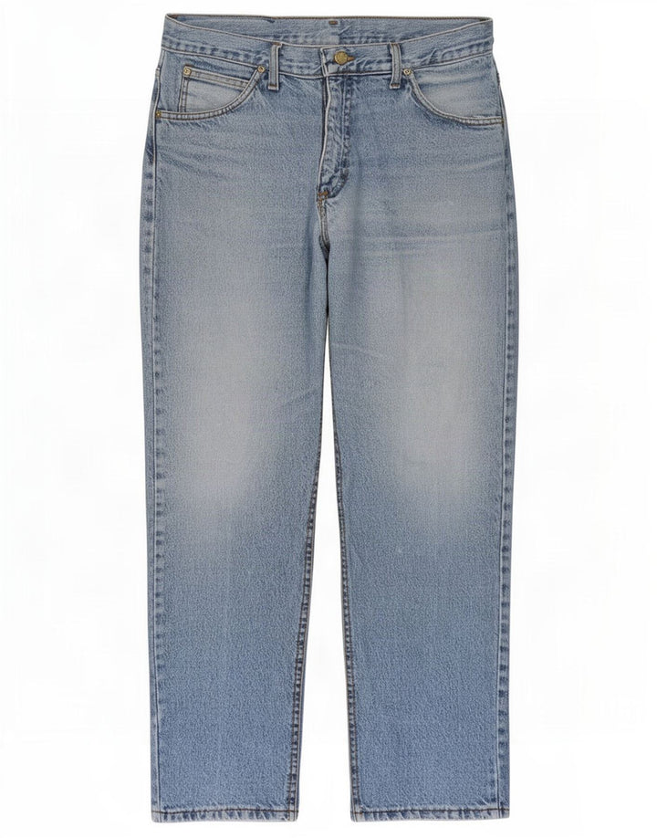 Lee Womens Brooklyn Straight Jeans W32 L30 Blue Cotton