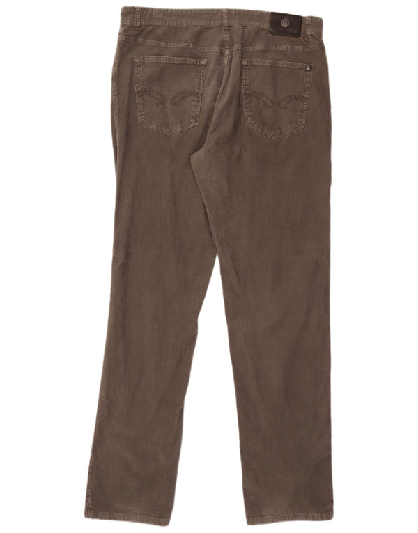 Trussardi Mens 380 Straight Corduroy Trousers IT 56 3XL W40 L35 Brown