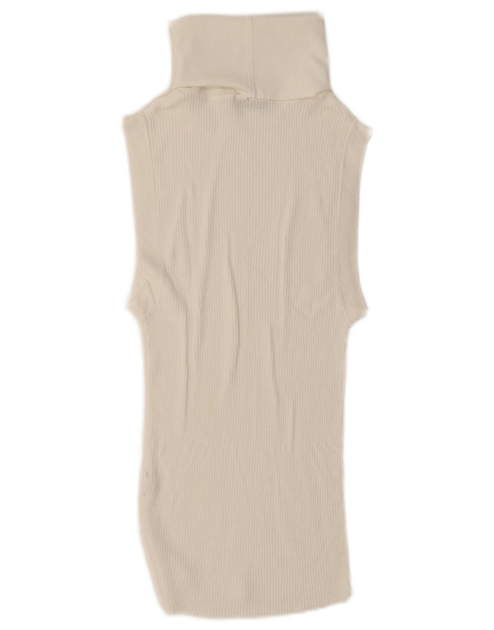 Zara Womens Vest Tank Top UK 14 Large White
