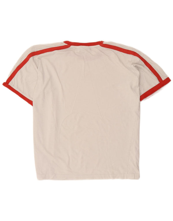 Puma Mens T-Shirt Top XL White Colourblock