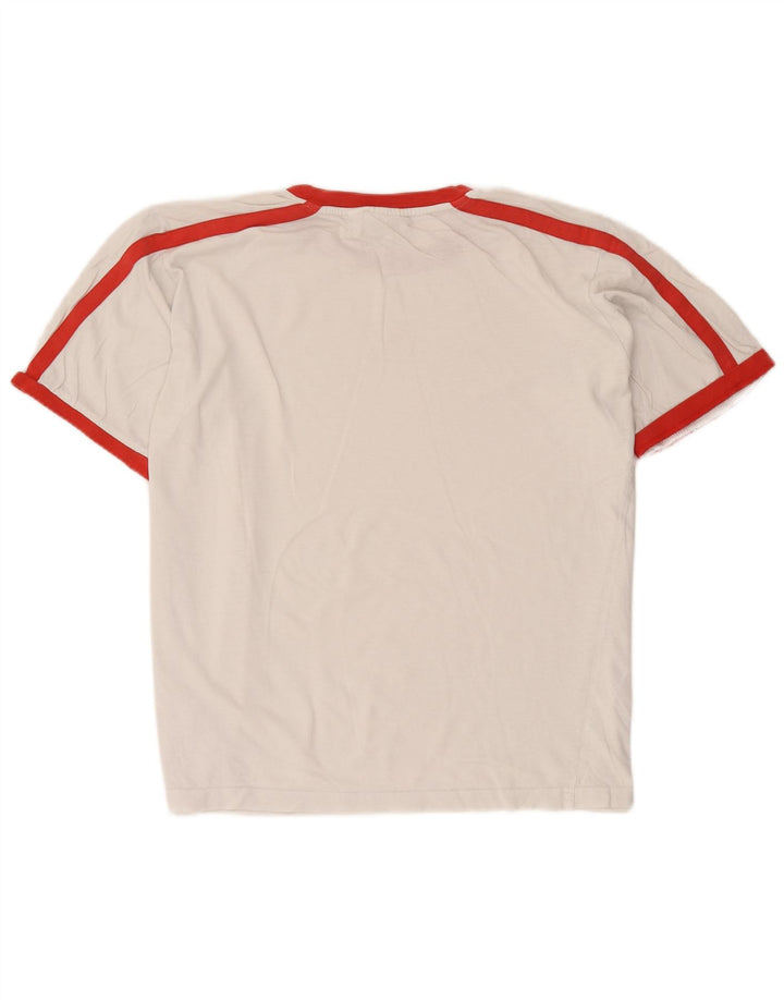 Puma Mens T-Shirt Top XL White Colourblock