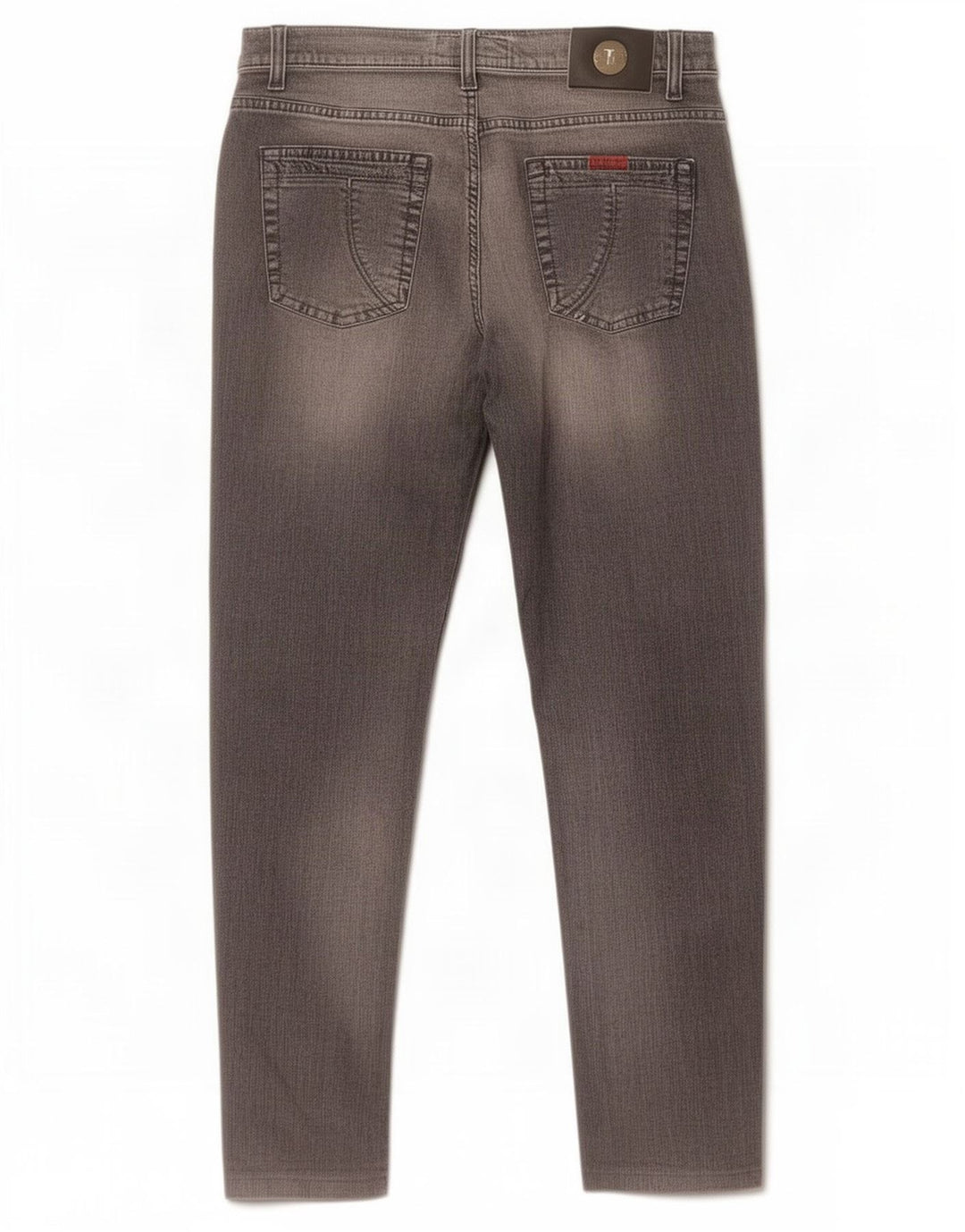 Trussardi Mens Slim Jeans W32 L30 Grey Cotton