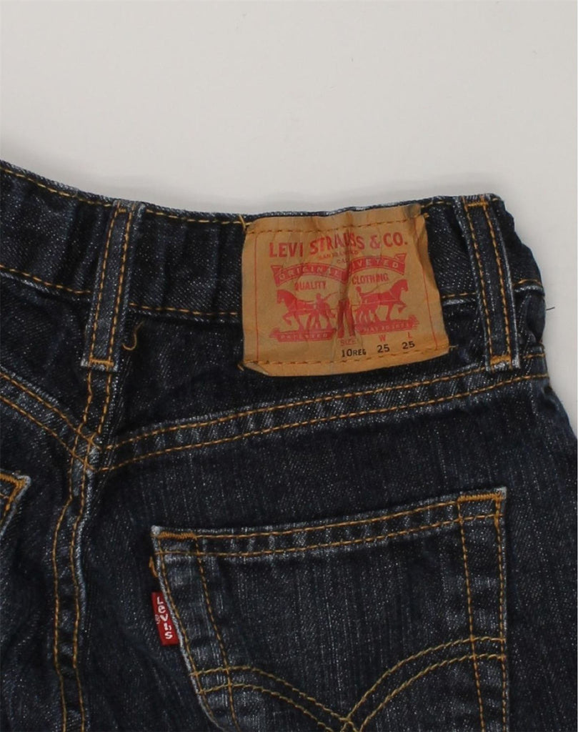 LEVI'S Boys 514 Straight Jeans 9-10 Years W25 L25  Navy Blue Cotton | Vintage Levi's | Thrift | Second-Hand Levi's | Used Clothing | Messina Hembry 