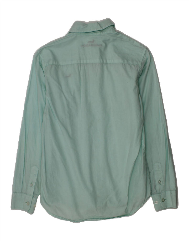 HARMONT & BLAINE Boys Shirt 10-11 Years Large Blue Vintage Harmont & Blaine and Second-Hand Harmont & Blaine from Messina Hembry 