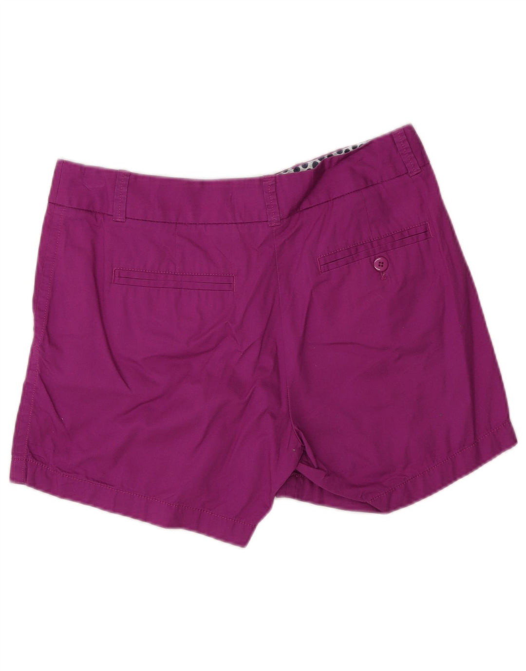 J. CREW Womens Chino Shorts US 4 Small W30  Purple Cotton