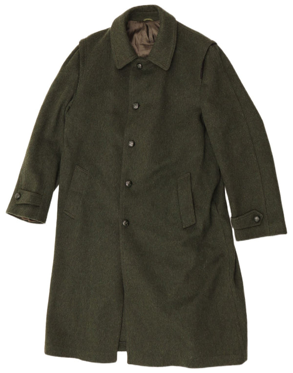 Dolomiten Mens Overcoat IT 52 XL Green Wool