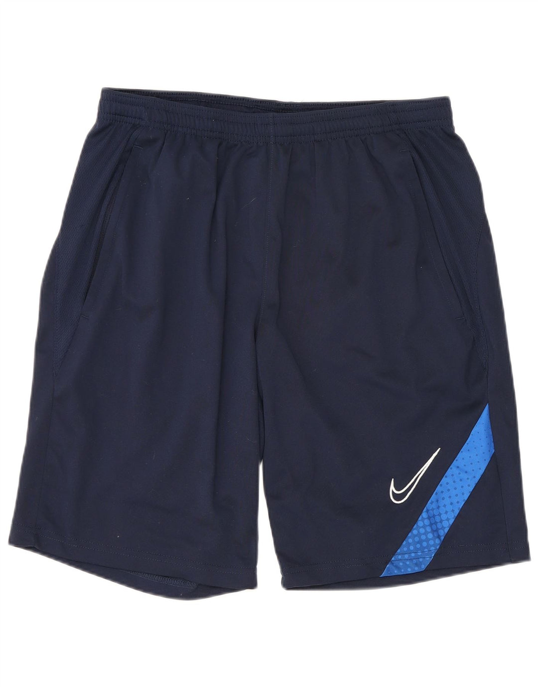 Nike Mens Regular Fit Sport Shorts Large Navy Blue Polyester Sports