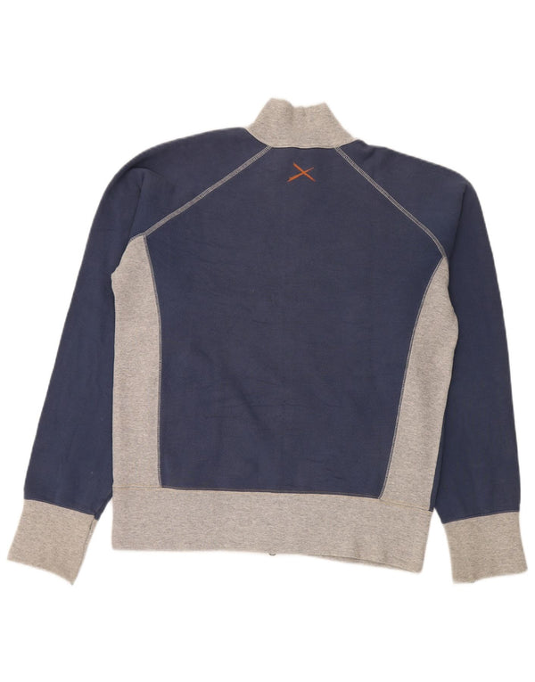 Lee Mens Tracksuit Top Jacket Large Blue Colourblock Cotton