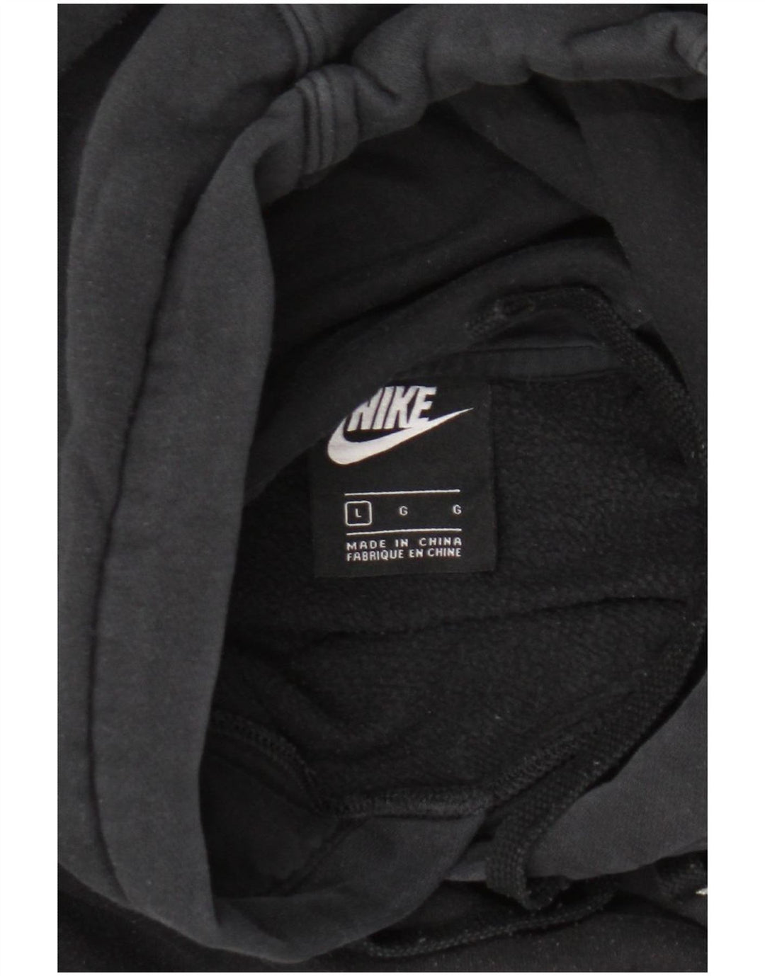 Nike Mens Hoodie Jumper Large Black