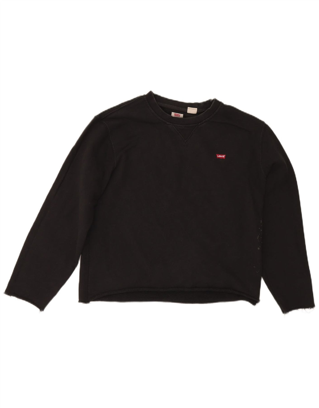 Levi's Womens Standard Oversized Sweatshirt Jumper UK 14 Medium Black