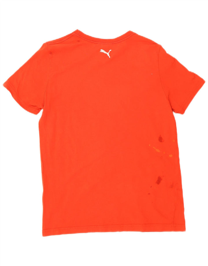 Puma Mens Graphic T-Shirt Top Medium Red