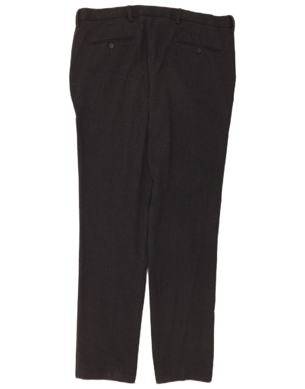 Marks & Spencer Mens Slim Chino Trousers W36 L31 Grey
