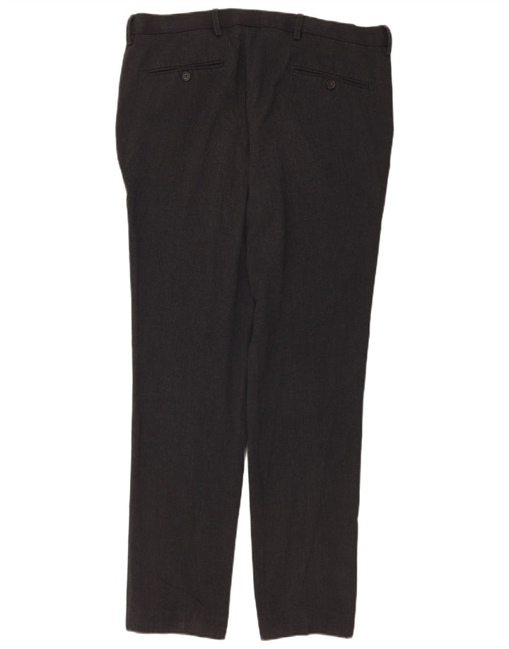 Marks & Spencer Mens Slim Chino Trousers W36 L31 Grey