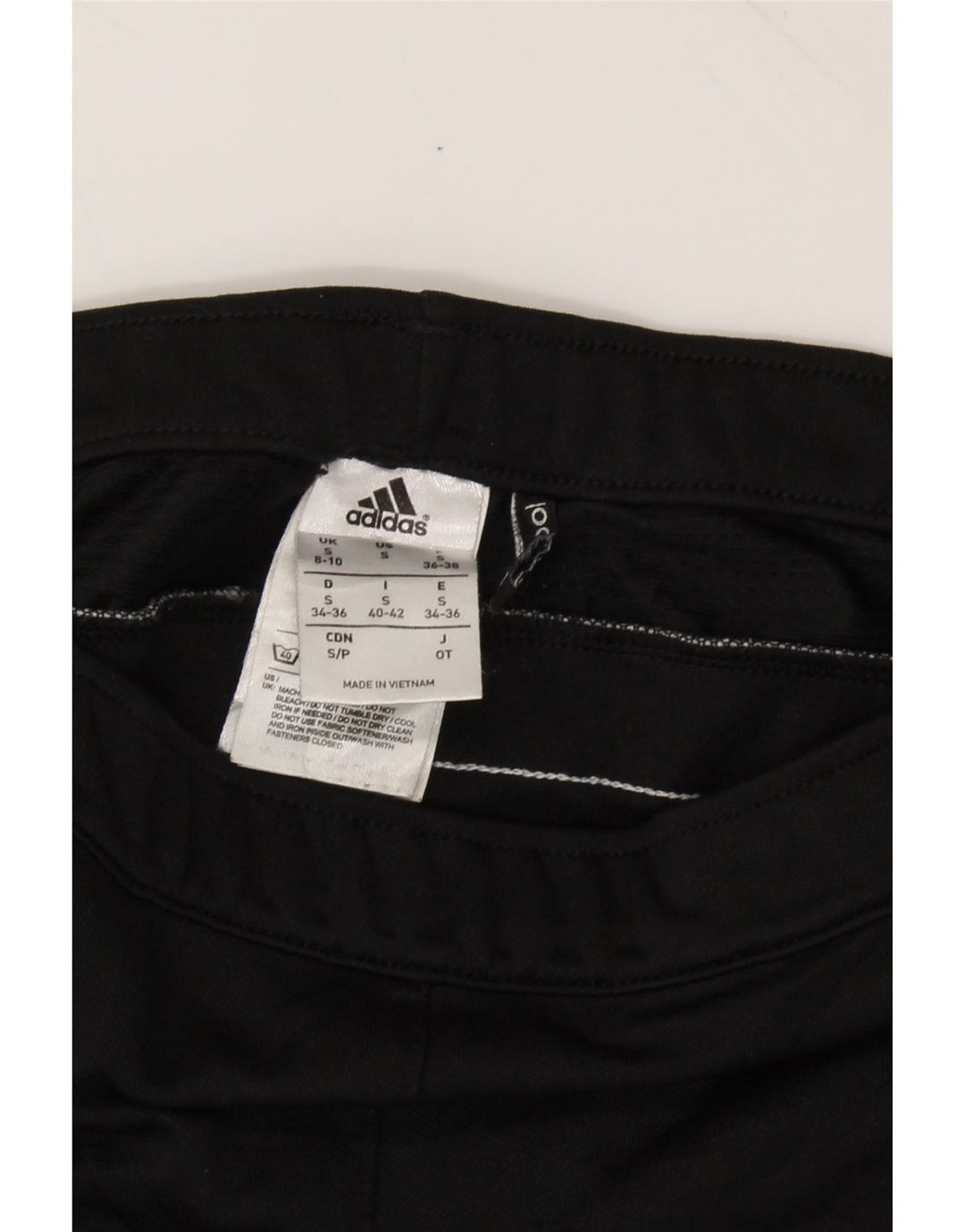 ADIDAS Womens Climacool Tracksuit Trousers UK 8/10 Small  Black Vintage Adidas and Second-Hand Adidas from Messina Hembry 