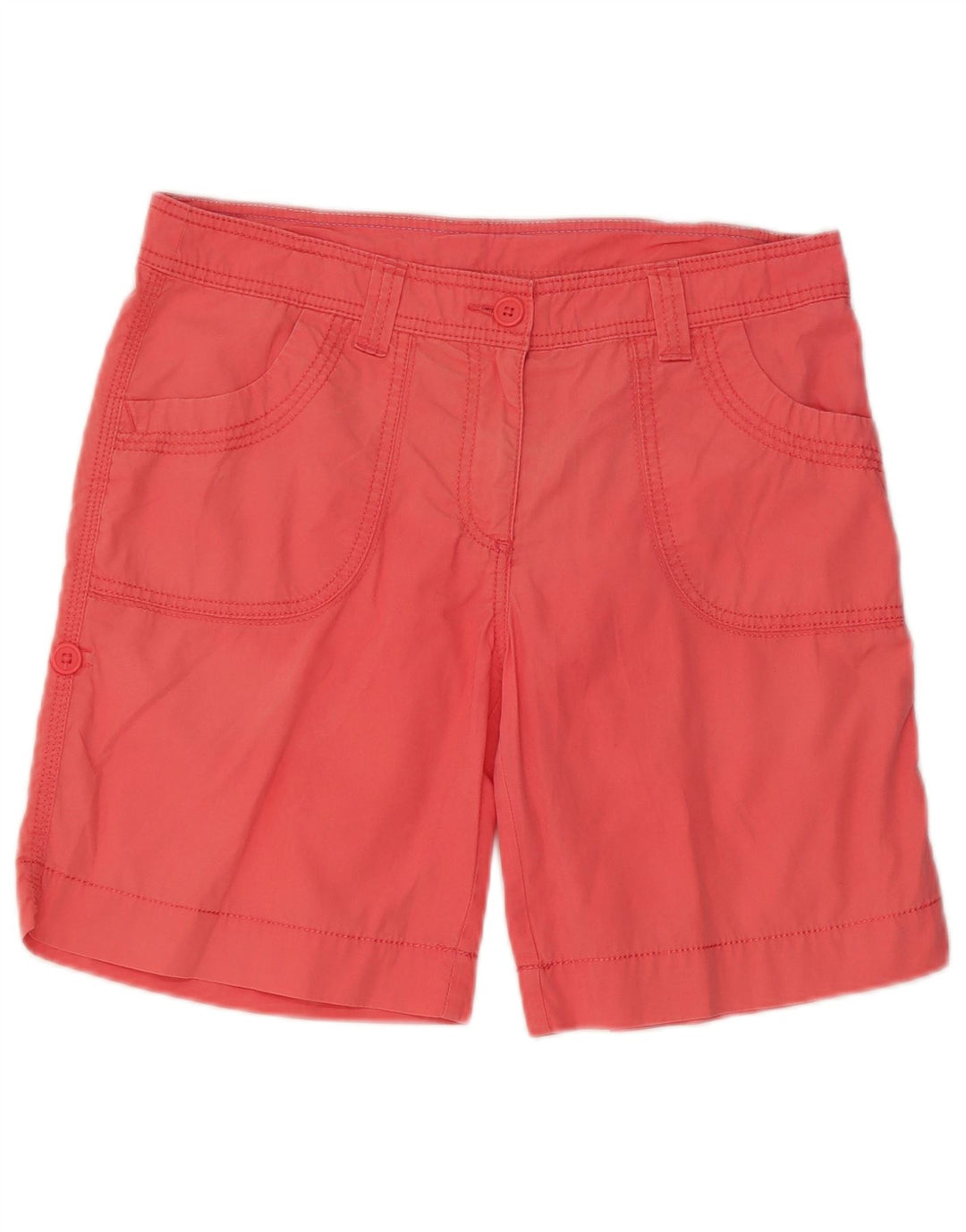 Marks & Spencer Womens Shorts UK 10 Small W30  Pink Cotton