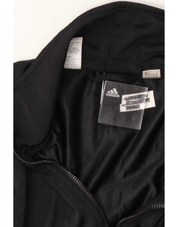 Adidas Mens Tracksuit Top Jacket Medium Black Colourblock