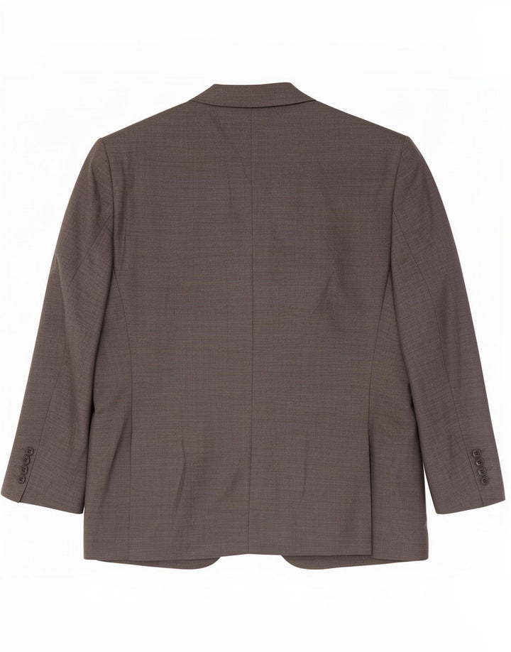 Marks & Spencer Mens Tailored Fit 2 Button Blazer Jacket UK 40 Medium Grey