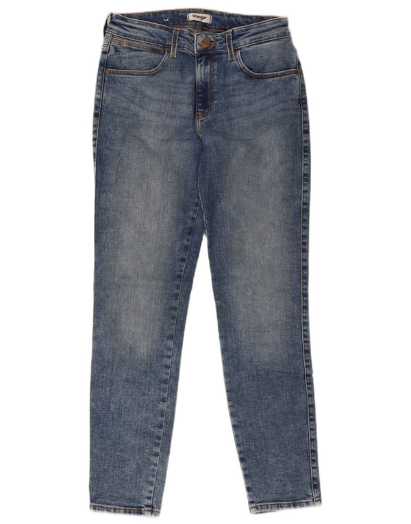 Wrangler Womens Skinny Jeans W28 L26 Blue Cotton