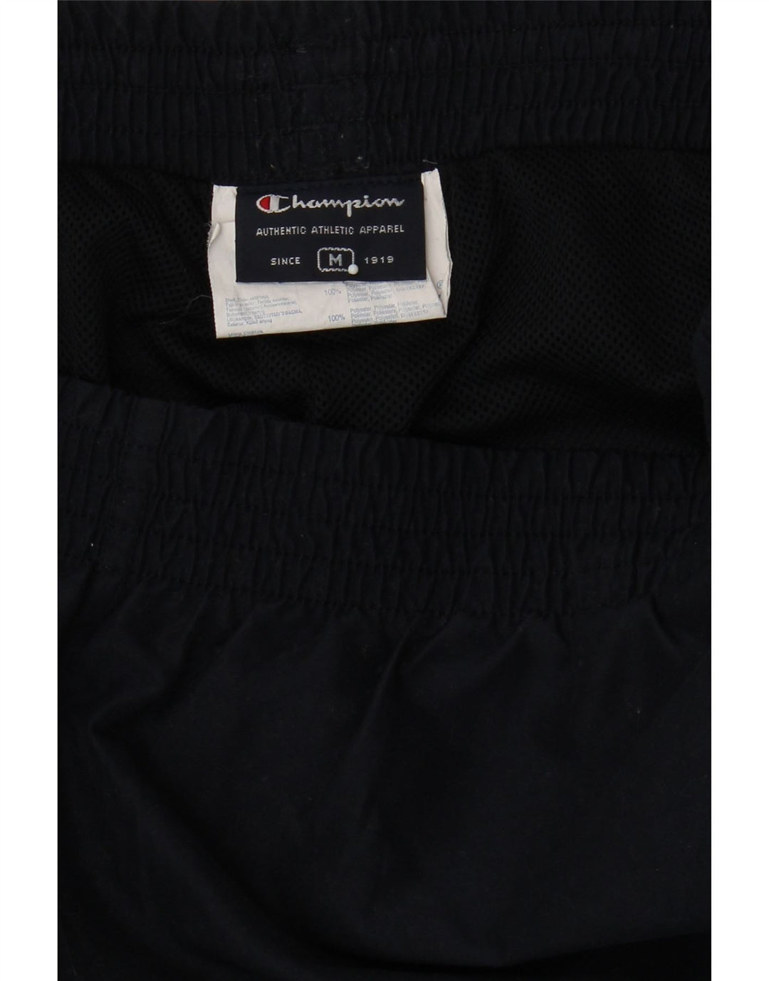CHAMPION Mens Tracksuit Trousers Medium  Navy Blue Polyester Vintage Champion and Second-Hand Champion from Messina Hembry 