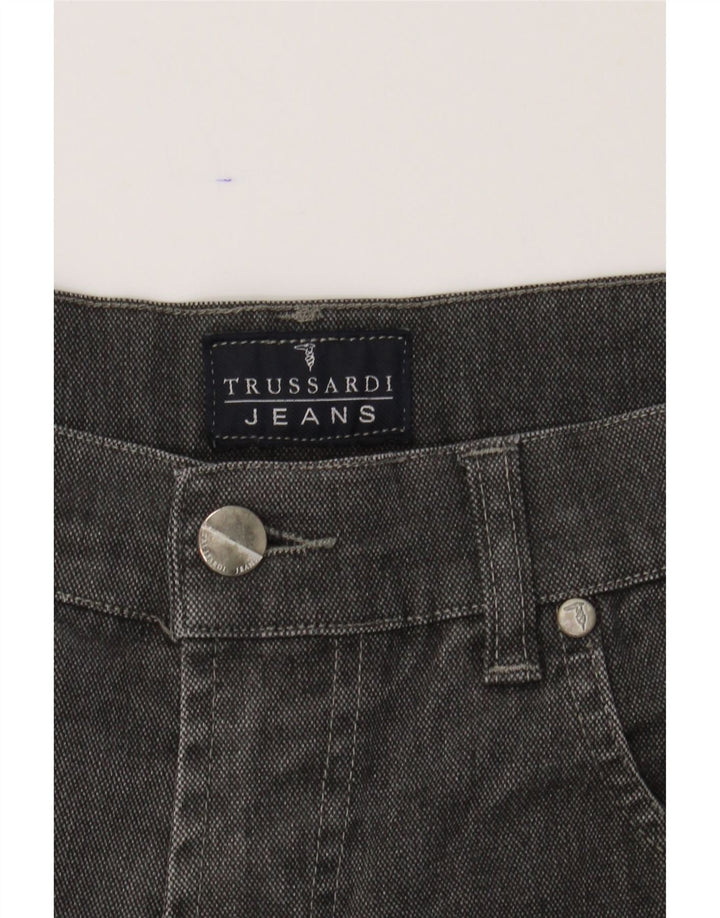 TRUSSARDI Mens Straight Jeans W36 L33 Grey Cotton Vintage Trussardi and Second-Hand Trussardi from Messina Hembry 