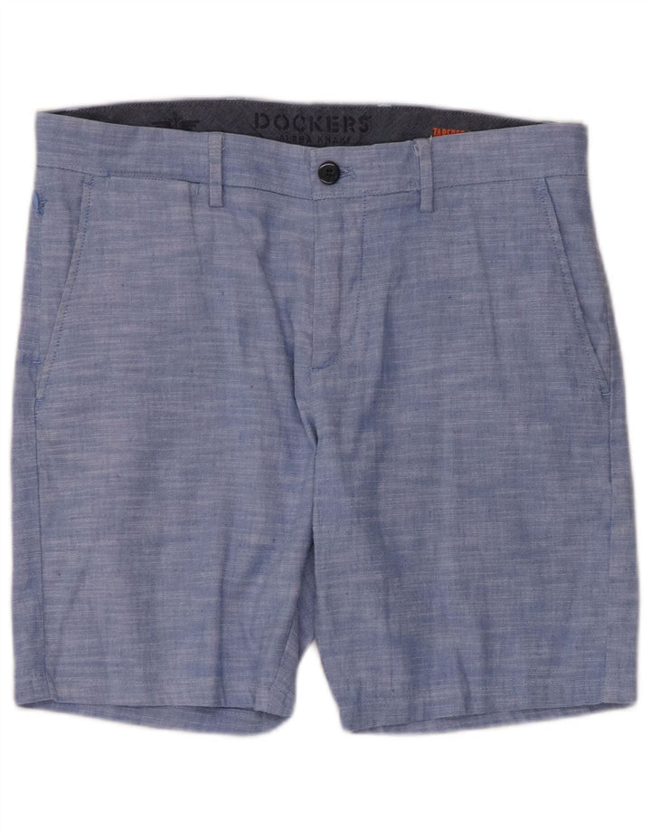DOCKERS Mens Khakis Chino Shorts W34 Large  Blue