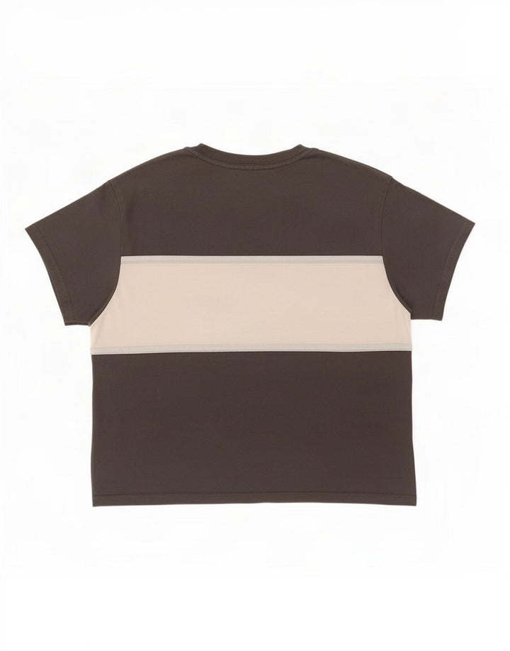 Levi's Womens Oversized Graphic T-Shirt Top UK 10 Small Grey Colourblock