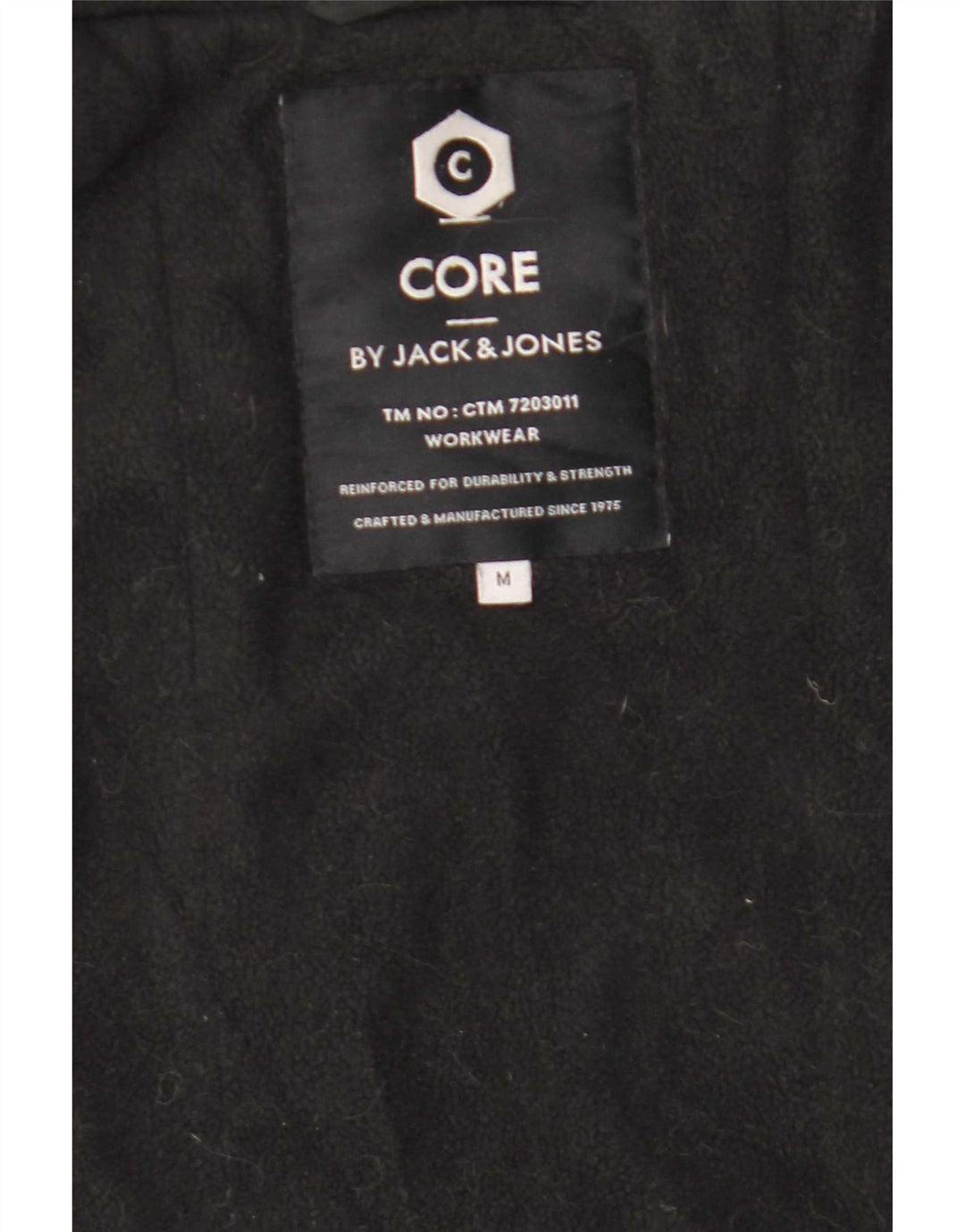 Jack & Jones Mens Windbreaker Jacket UK 38 Medium Black