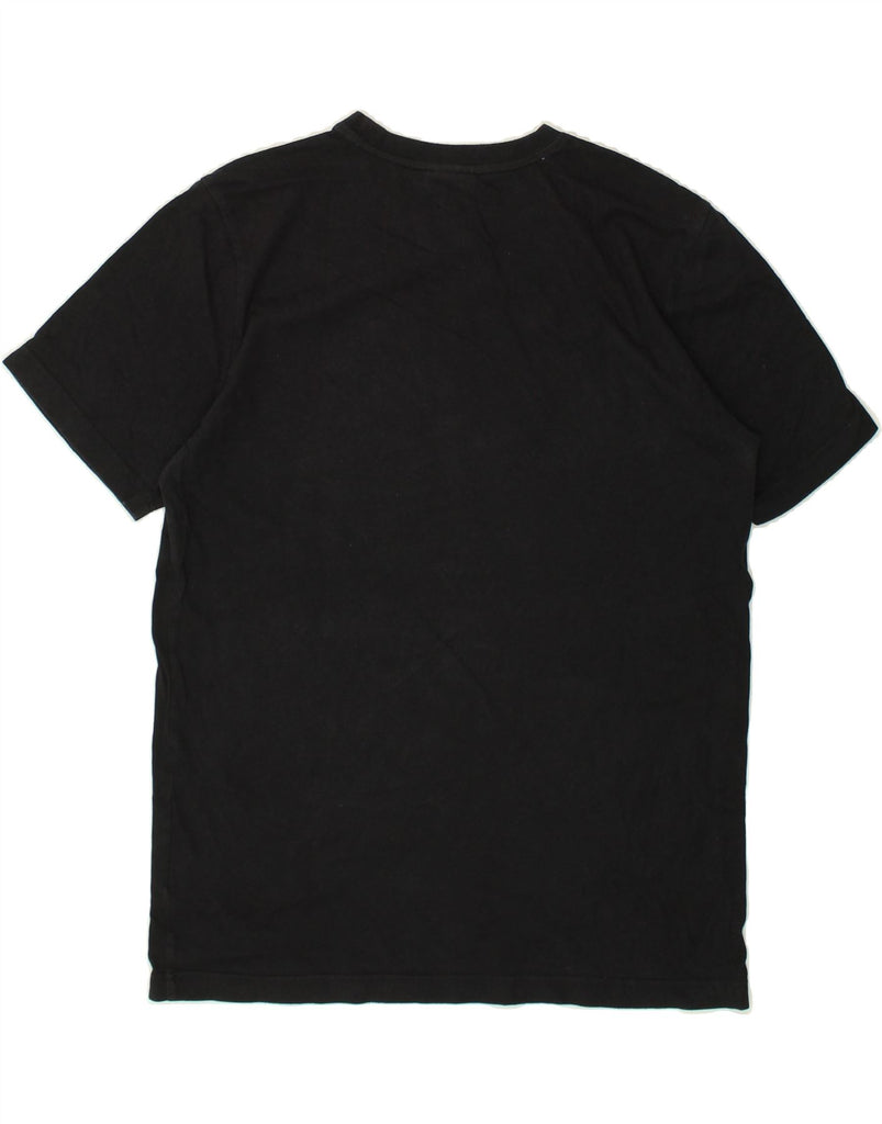 UMBRO Mens Slim Graphic T-Shirt Top Large Black Cotton | Vintage Umbro | Thrift | Second-Hand Umbro | Used Clothing | Messina Hembry 