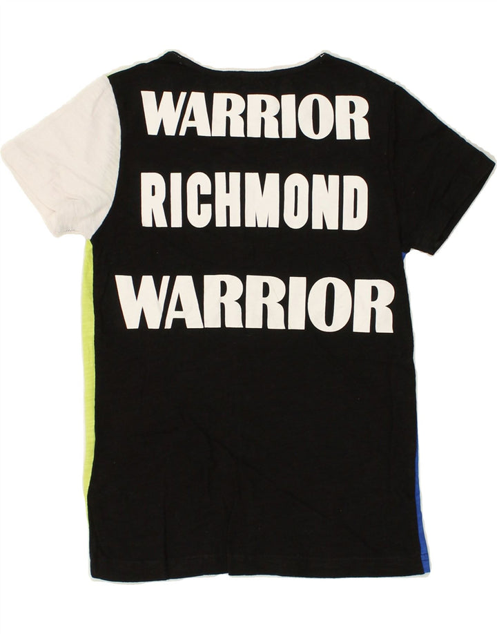 RICHMOND Boys Graphic T-Shirt Top 9-10 Years Multicoloured Colourblock | Vintage Richmond | Thrift | Second-Hand Richmond | Used Clothing | Messina Hembry 