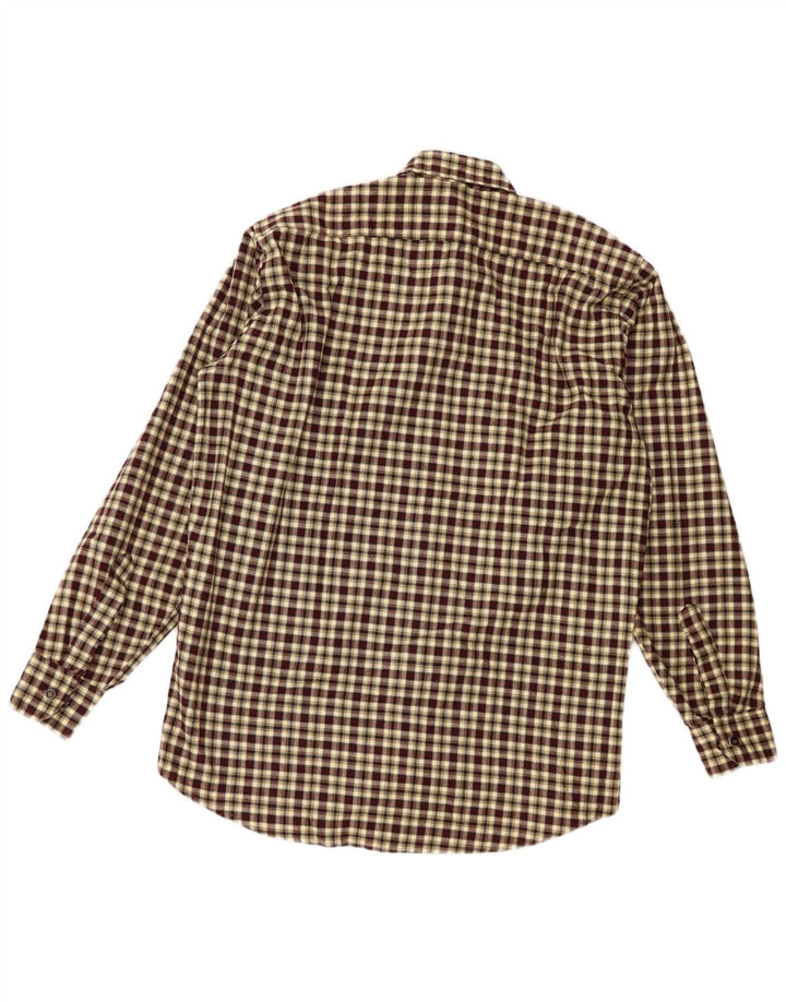 VINTAGE Mens Flannel Shirt Medium Multicoloured Check