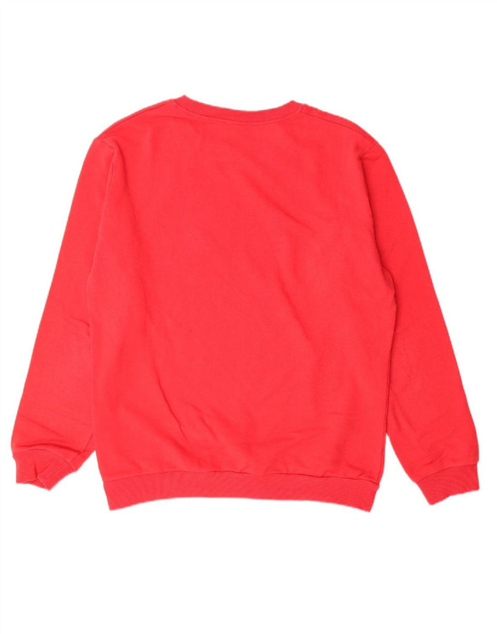 LOTTO Mens Graphic Sweatshirt Jumper Large Red Cotton