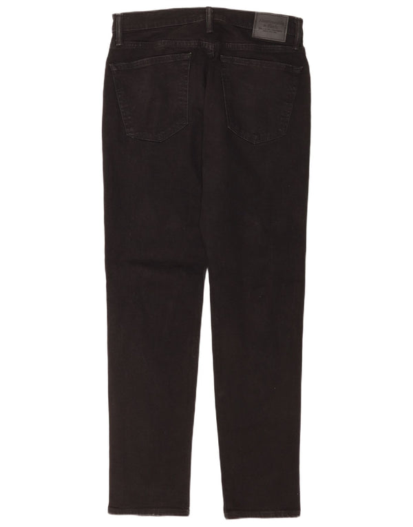 Abercrombie & Fitch Mens Skinny Jeans W33 L32 Black Cotton