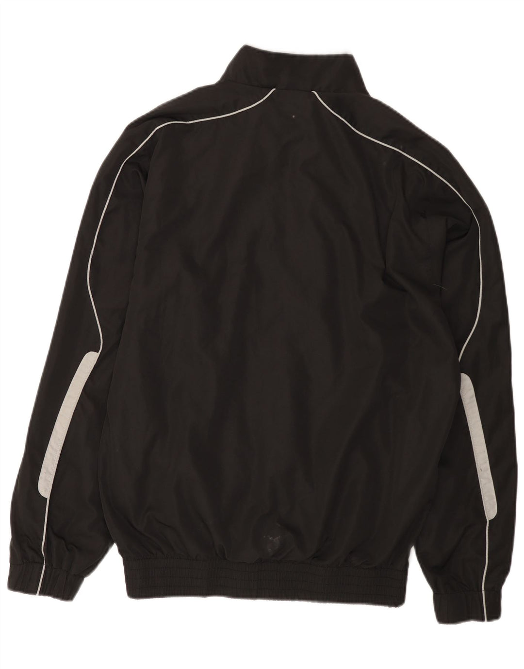 Umbro Mens Graphic Tracksuit Top Jacket XL Black Colourblock Polyester