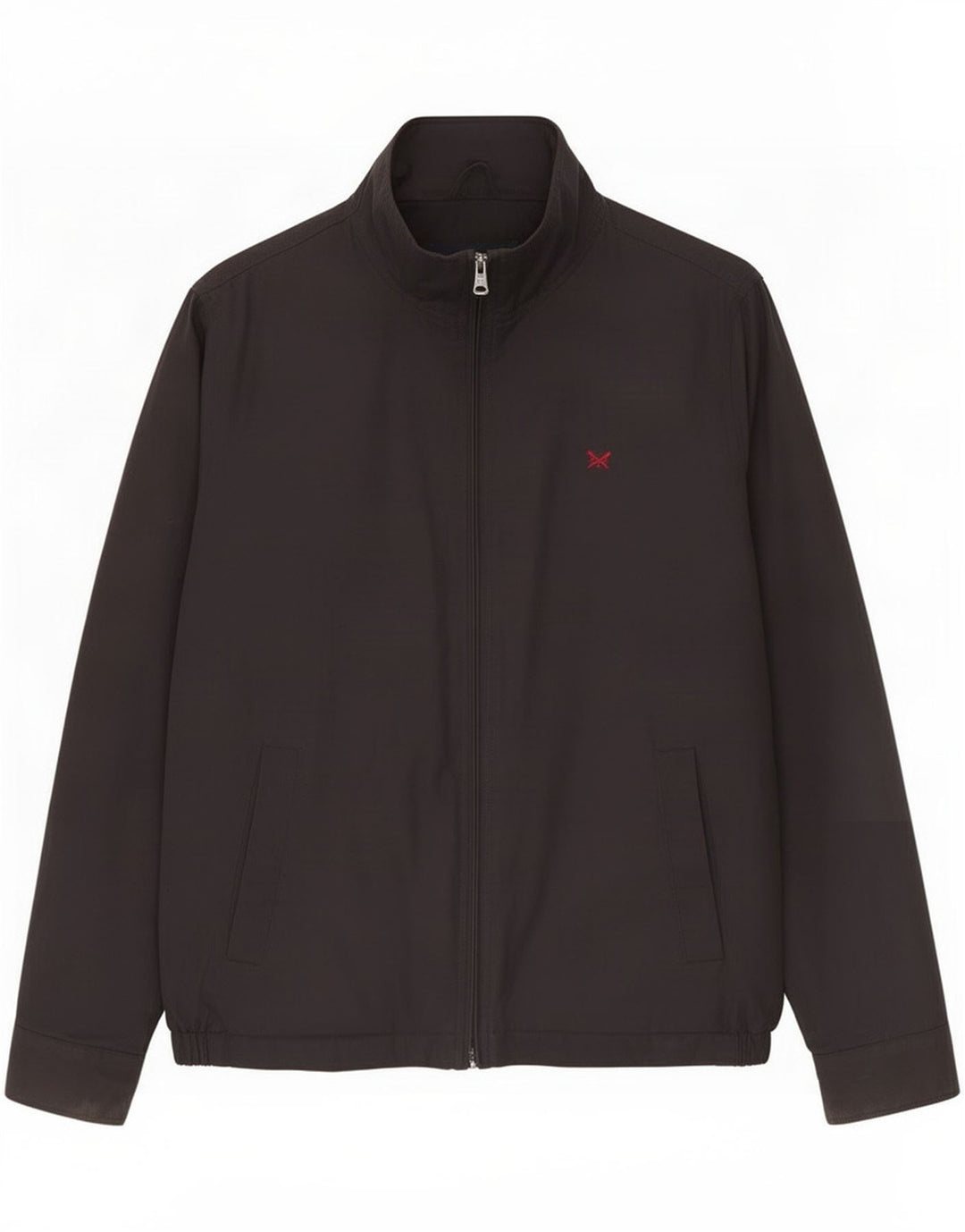 Crew Clothing Mens Bomber Jacket UK 38 Medium Black Cotton