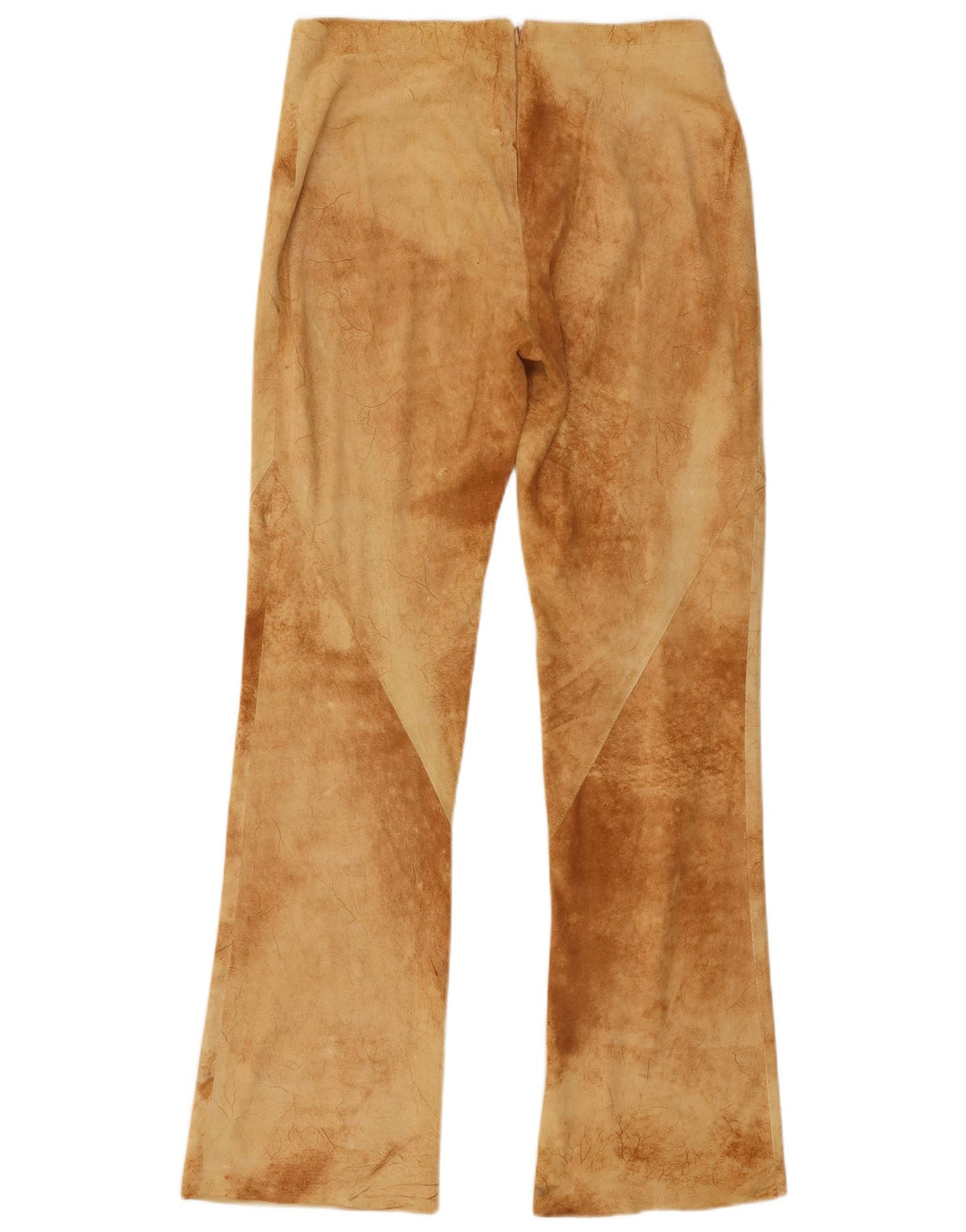 Vintage Womens Bootcut Trousers IT 40 Small W30 L31 Brown Tie Dye