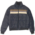 Sun68 Mens Padded Jacket UK 44 2XL Navy Blue Colourblock Polyamide
