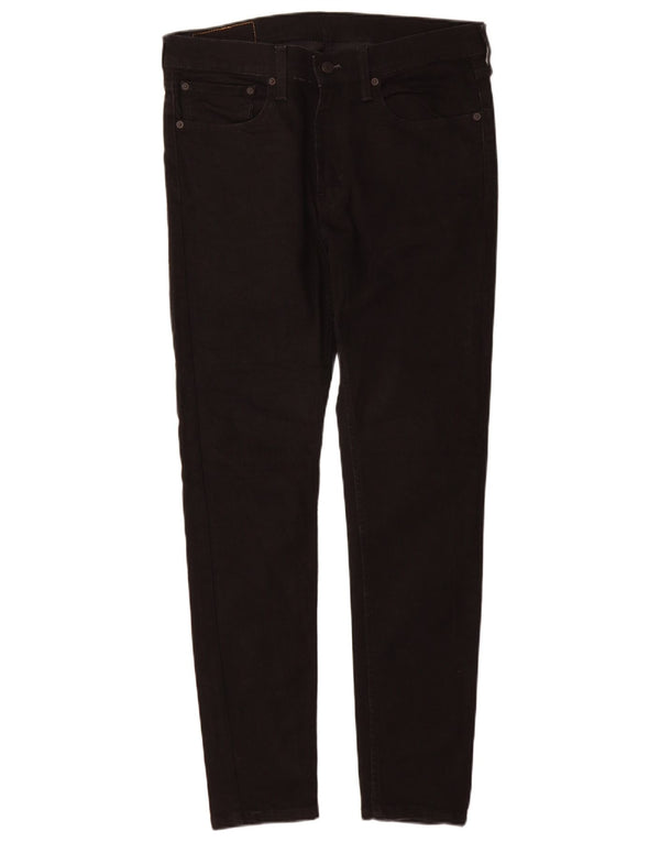 Levi's Mens 519 Hi-ball Super Skinny Jeans W34 L30 Black Cotton