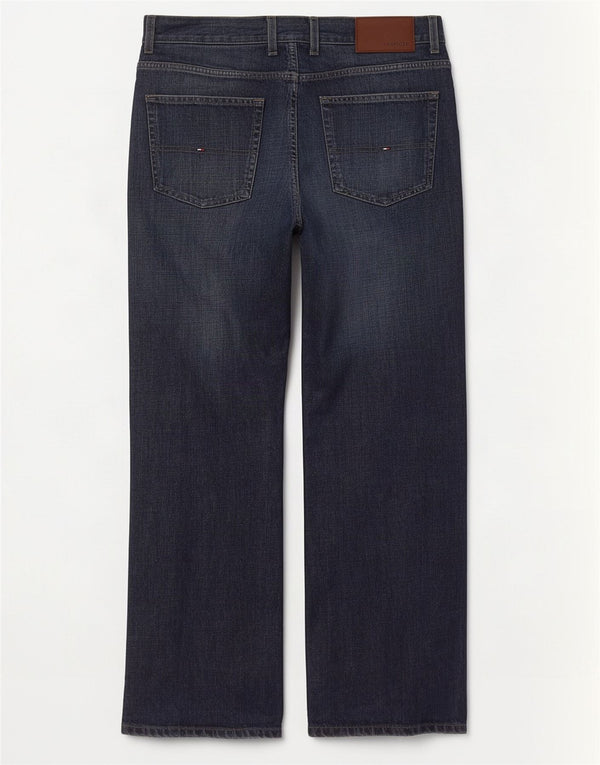 Tommy Hilfiger Mens Straight Jeans W34 L30 Navy Blue Cotton