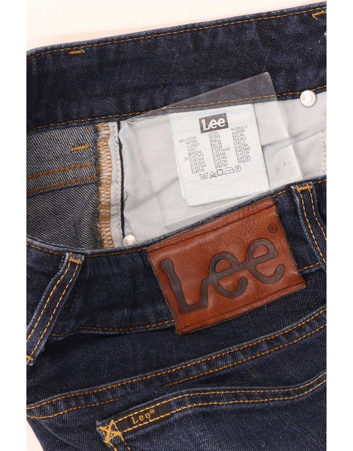 Lee Womens Amy Slim Jeans W27 L30 Navy Blue Cotton