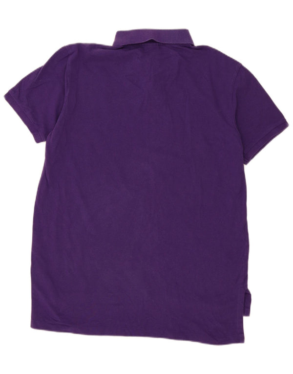 Polo Ralph Lauren Mens Custom Fit Shirt Large Purple Cotton