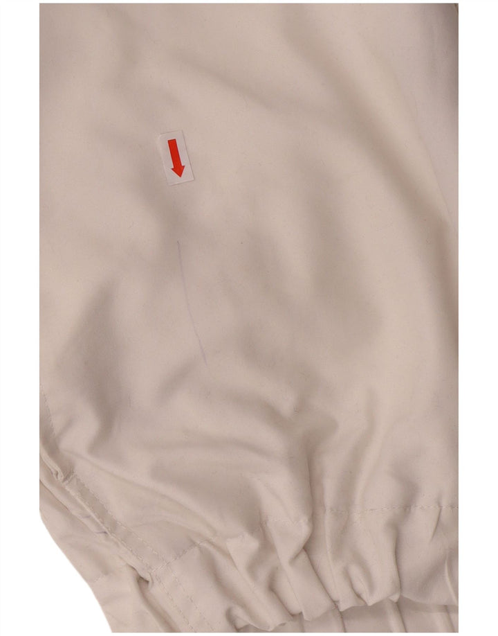 Fila Mens Tracksuit Top Jacket Large Off White Colourblock Polyester